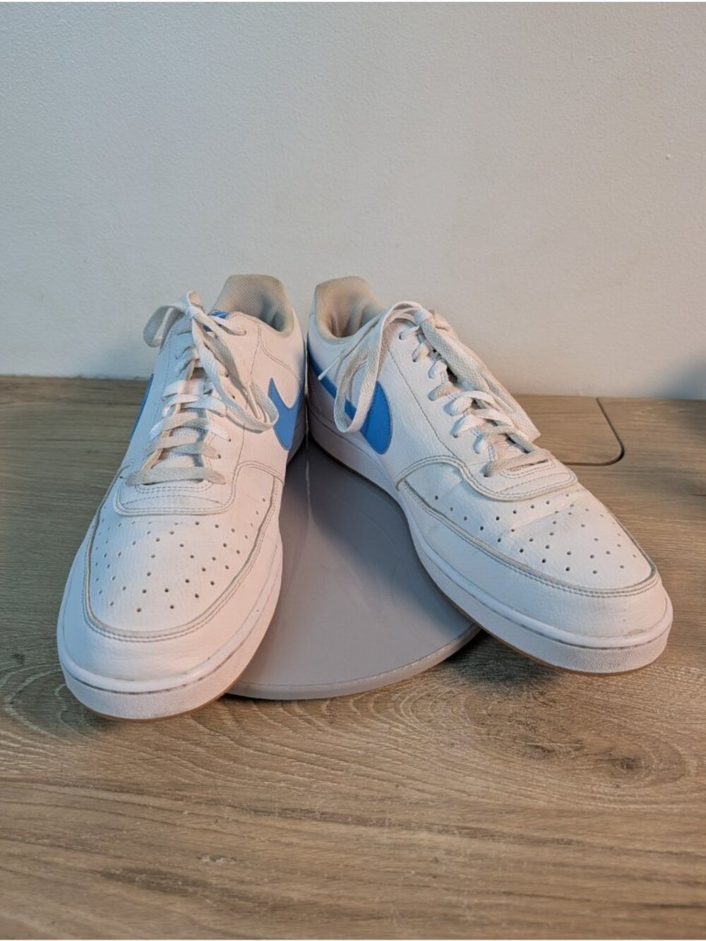 Nike Court Vision Low White University Blue Men's Shoes SIZE 14 HJ9105-100